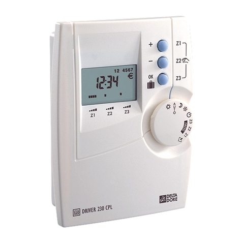 DELTA DORE DRIVER 230 CPL User manual