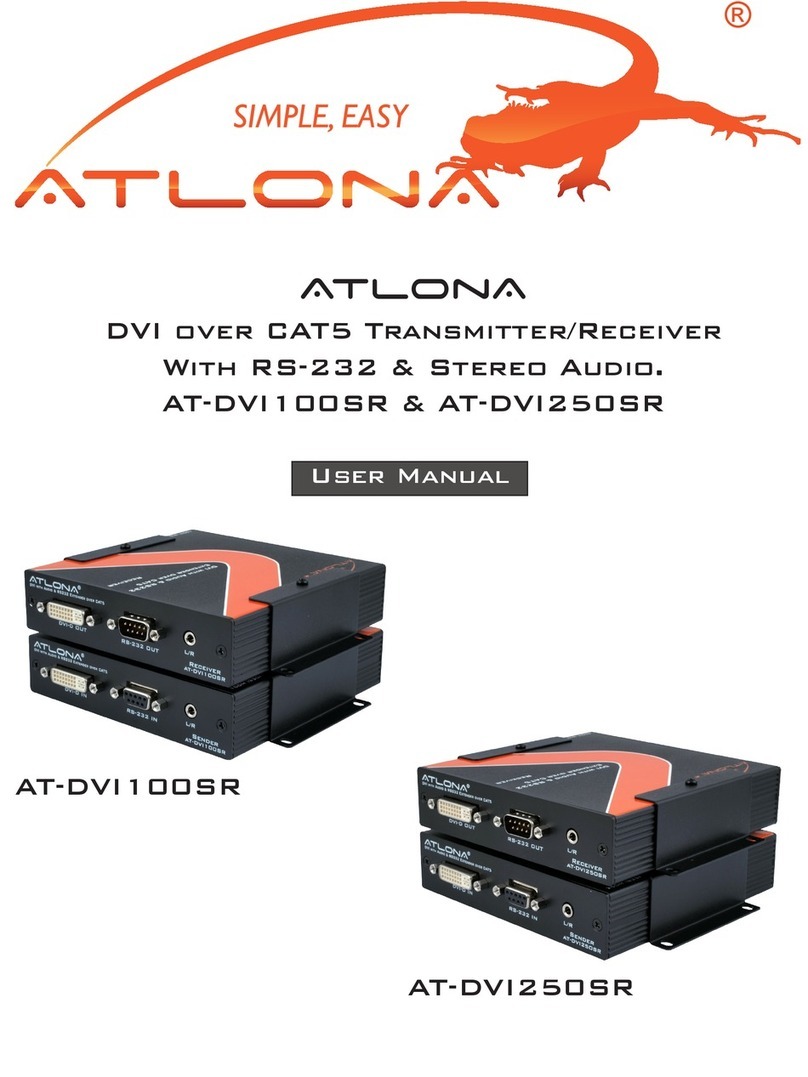 Atlona AT-DVI100SR user manual