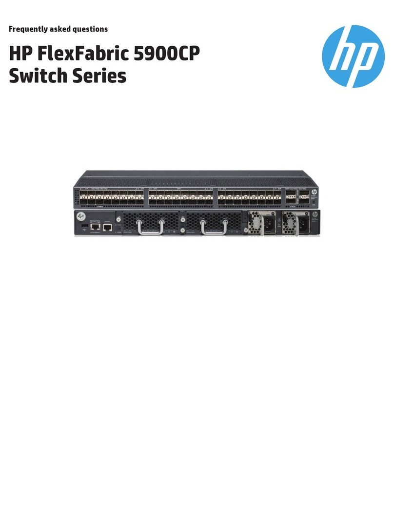 HP FlexFabric 5900CP Series Instruction Manual HP FlexFabric 5900CP Series Instruction Manual