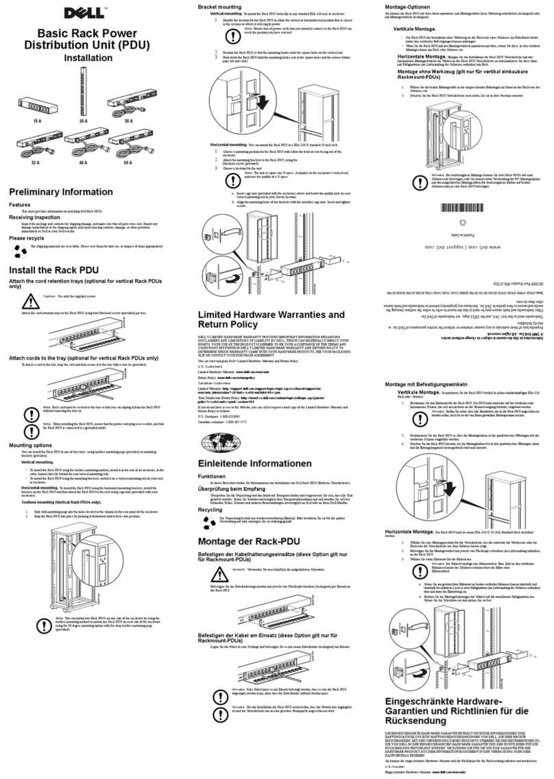 Dell Basic Rack PDU User manual