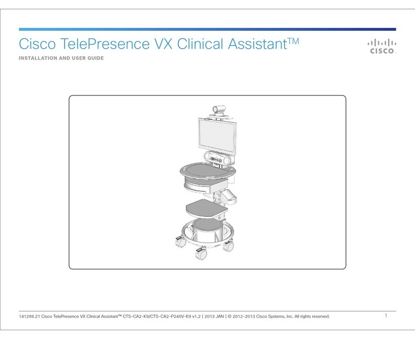 Cisco TelePresence VX Clinical Assistant User manual
