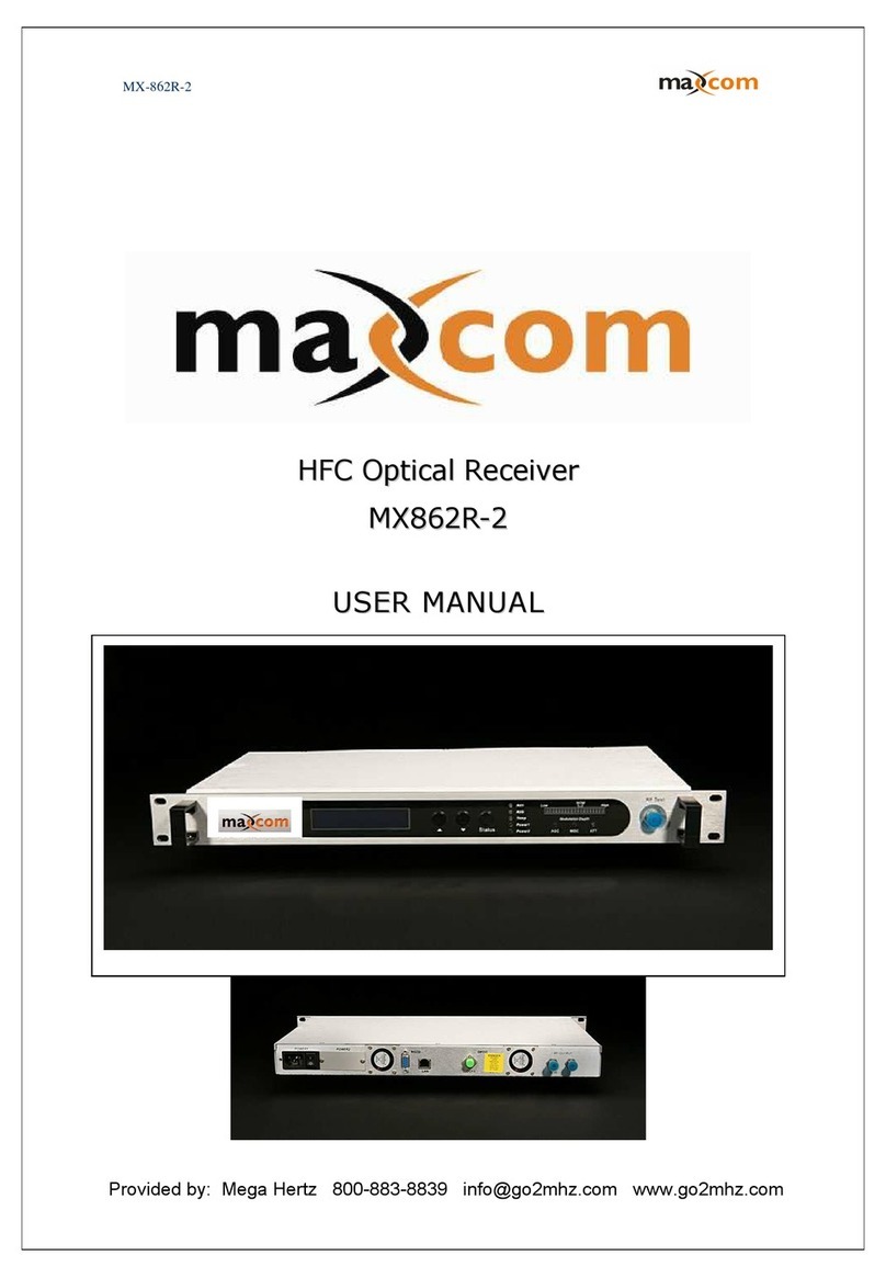 Maxcom MX862R-2 User manual
