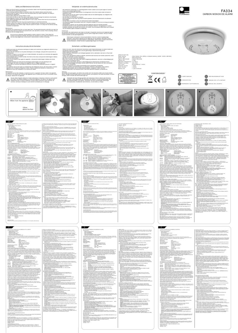 Flamingo FA334 User manual