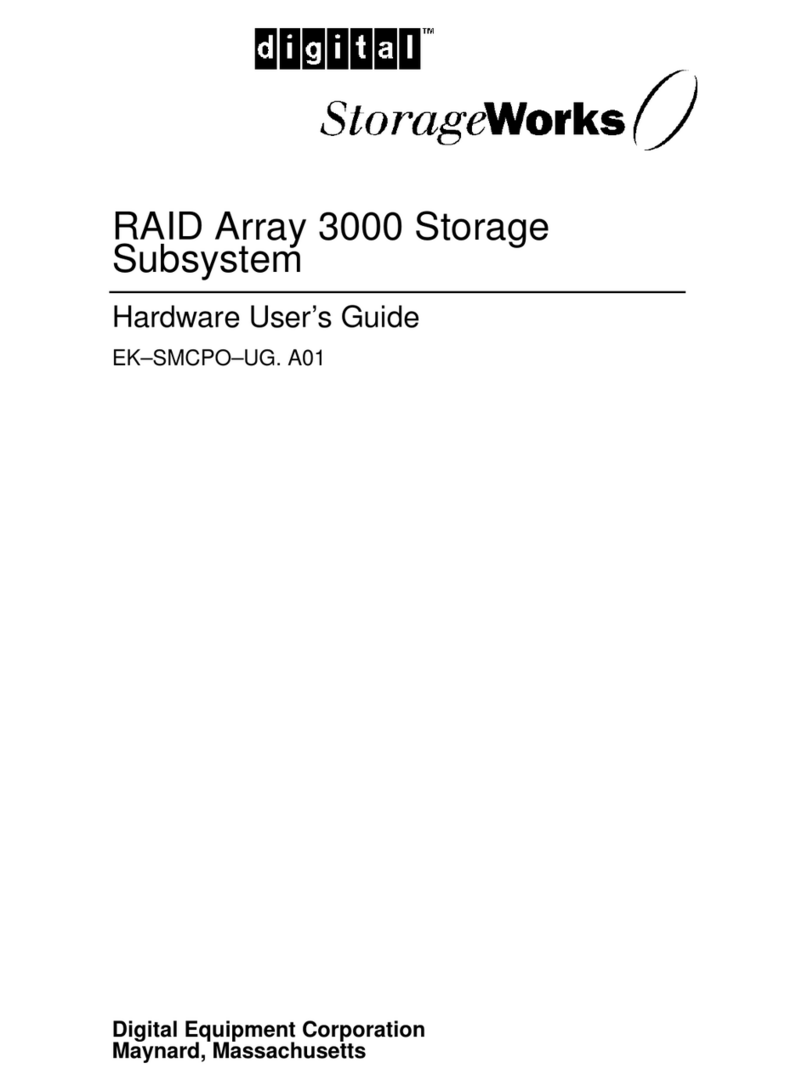 DEC RAID Array 3000 storage subsystem user guide