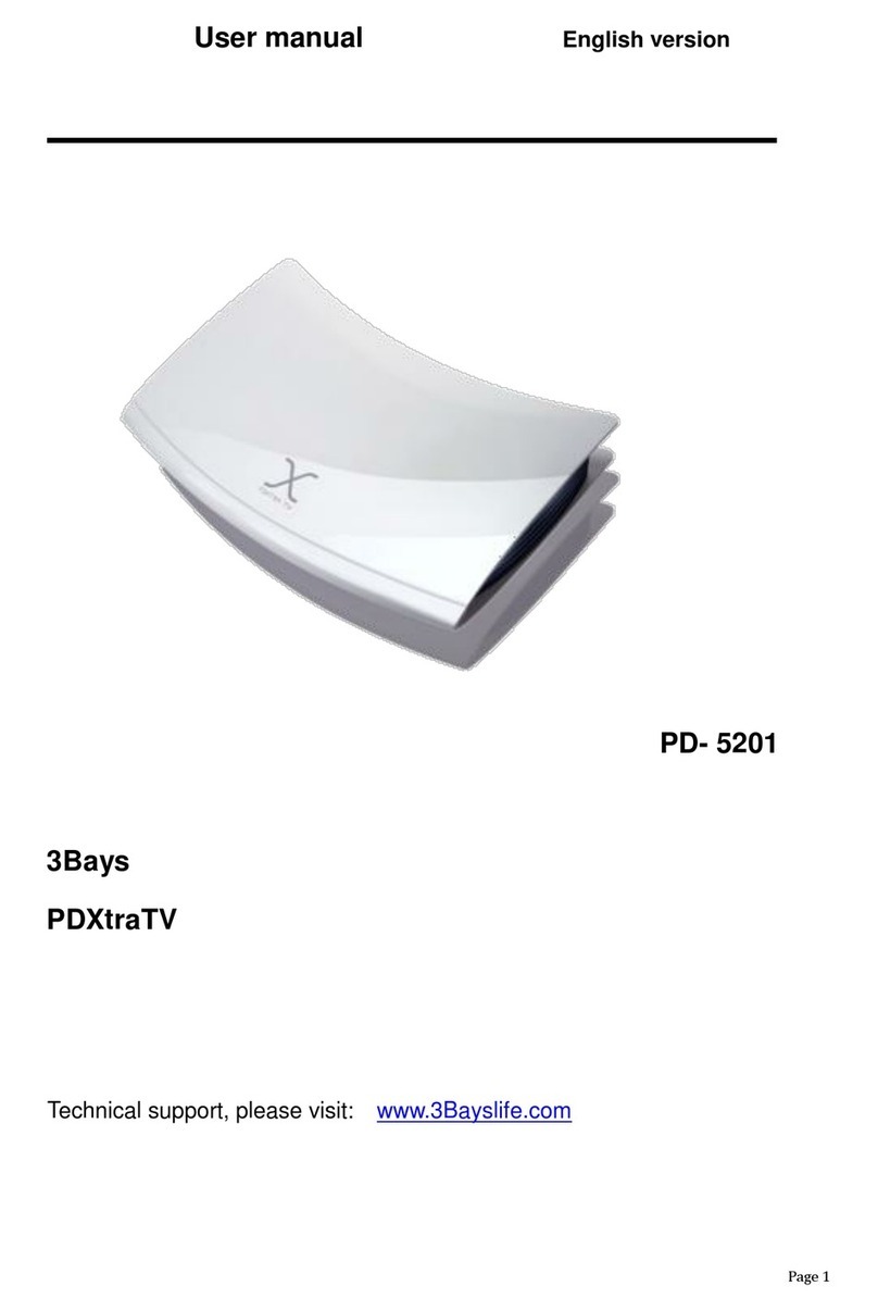 3Bays PD- 5201 user manual