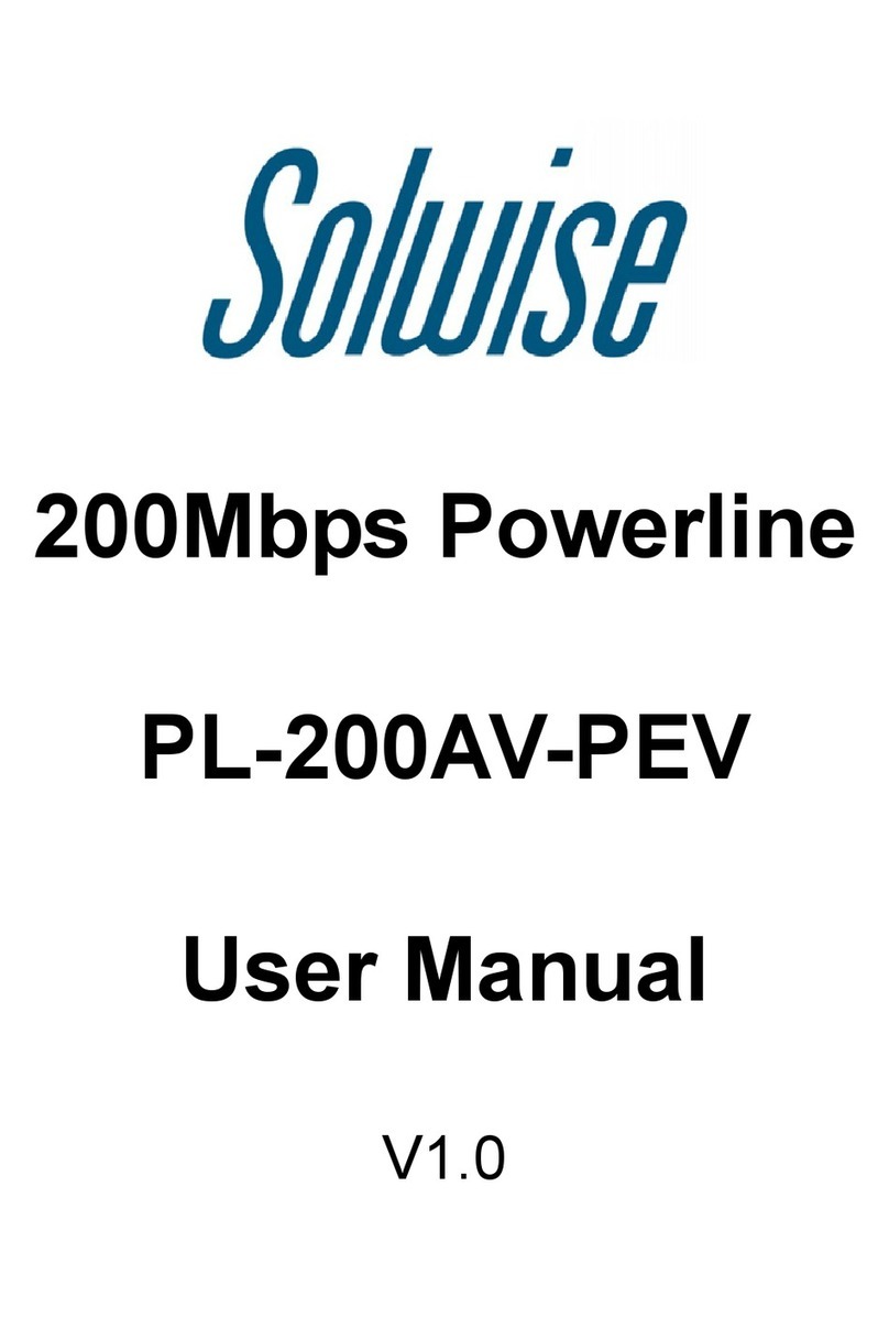 Solwise PL-200AV-PEV User manual