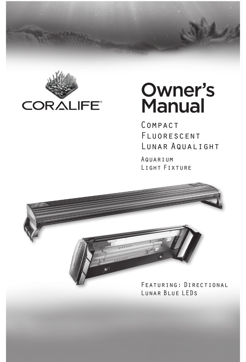 Coralife Compact Fluorescent Lunar Aqualight owner's manual