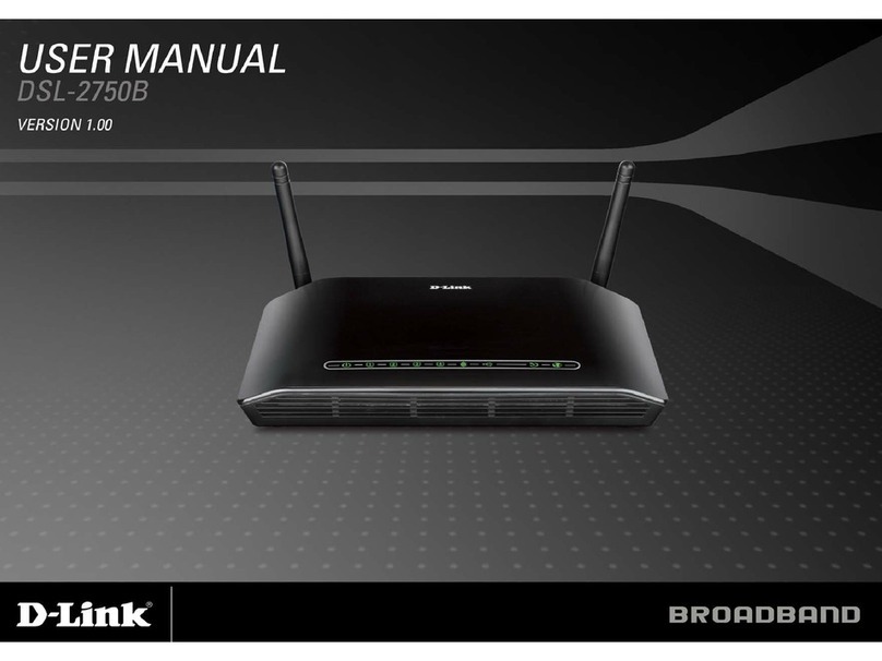 D-Link Verizon DSL-2750B User manual