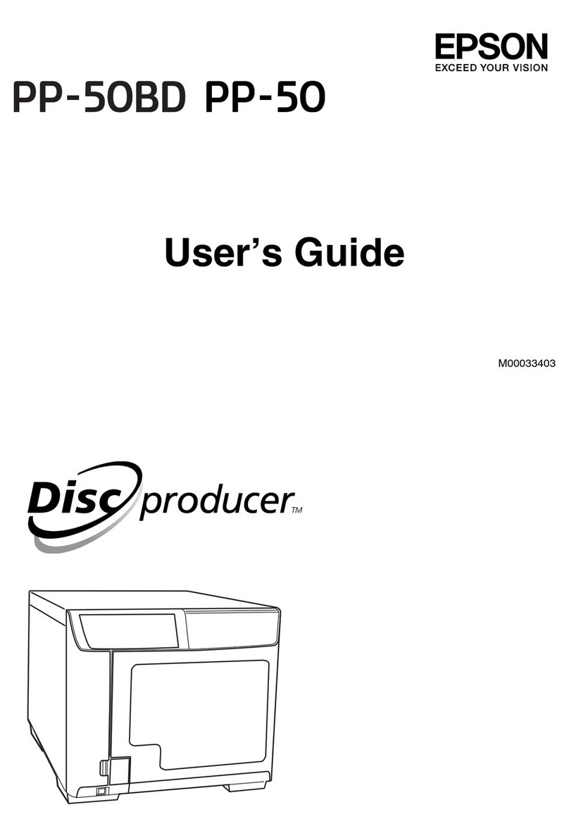Epson Discproducer PP-50BD User manual