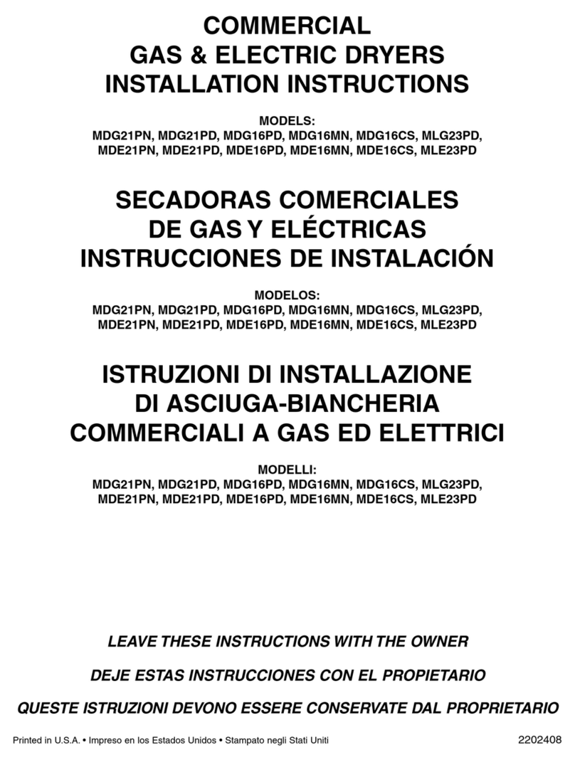 Maytag MDG21PN User manual