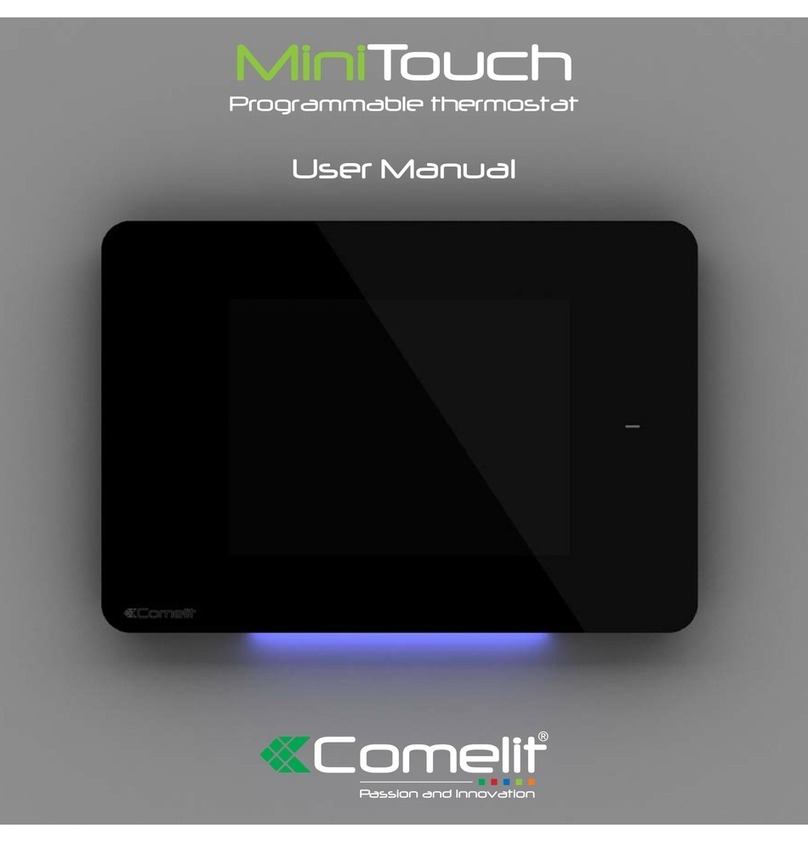 Comelit Minitouch user manual Comelit Minitouch user manual