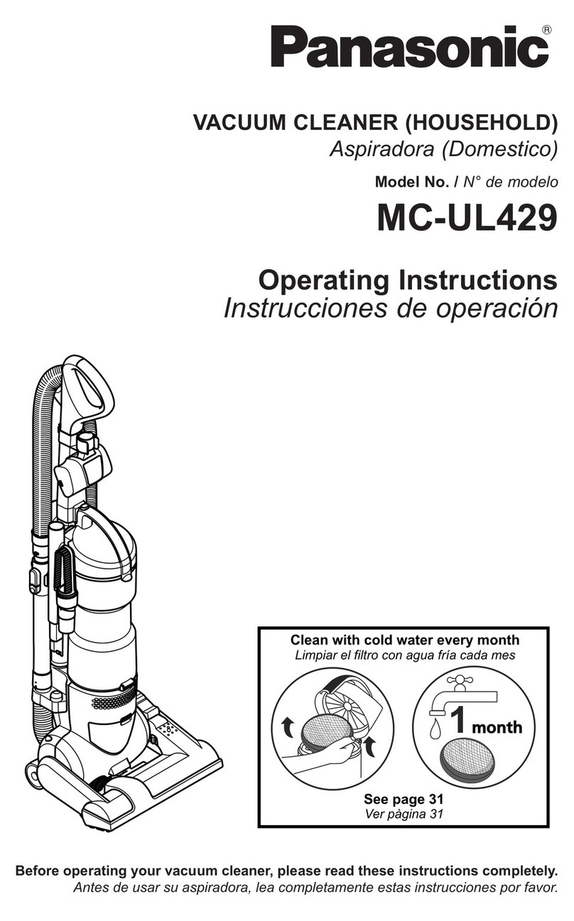 Panasonic MC-UL429 operating instructions