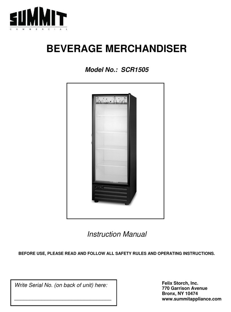 Summit SCR1505 instruction manual
