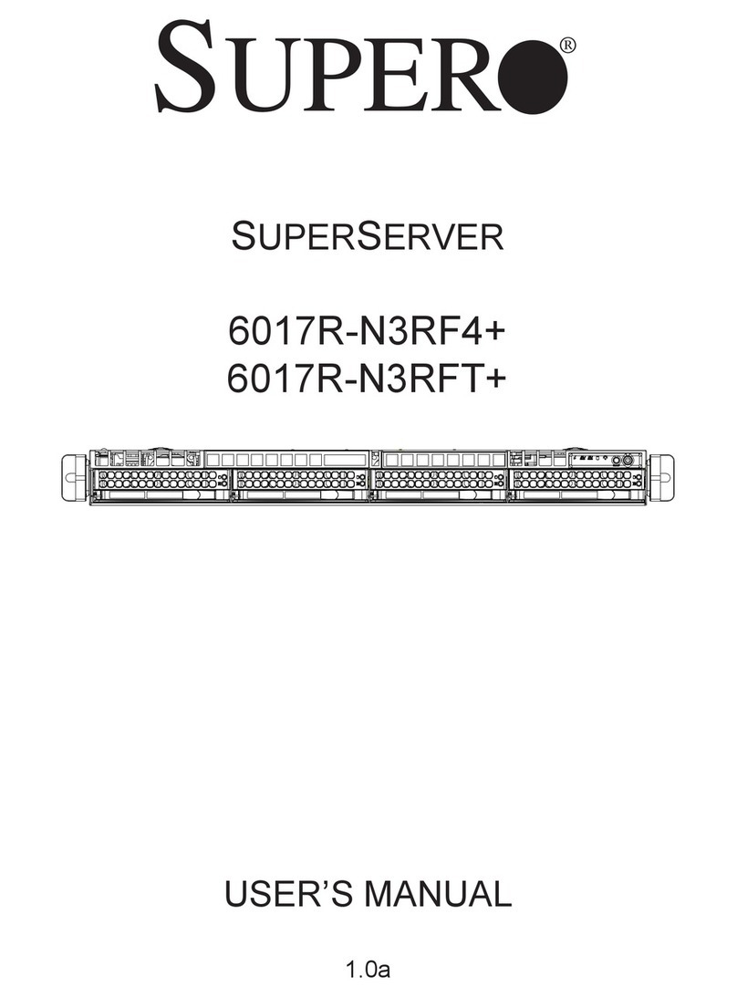 Supero SUPERSERVER 6017R-N3RF4+ User manual