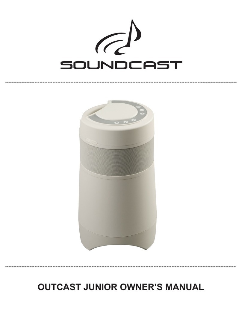 Soundcast OUTCAST JUNIOR owner's manual