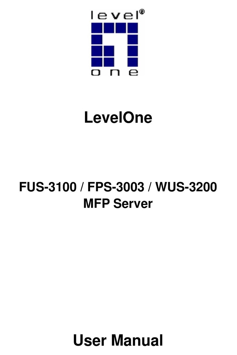 LevelOne FUS-3100 user manual LevelOne FUS-3100 user manual