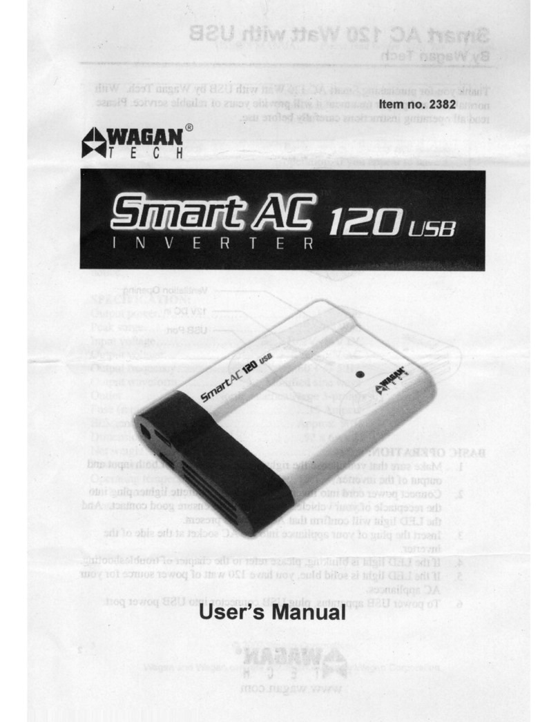 Wagen Tech Smart AC 120 USB user manual