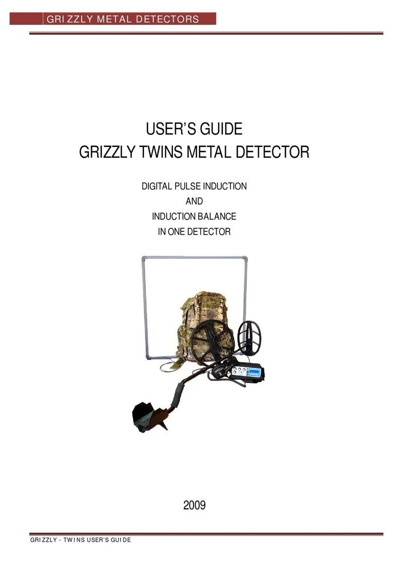 Grizzly TWINS METAL DETECTOR User manual