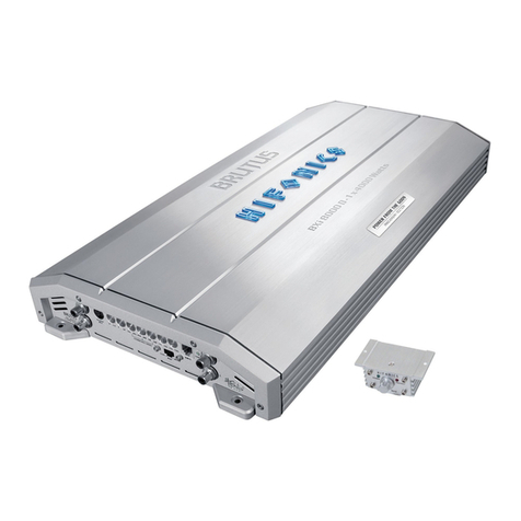 Hifonics Brutus BXi6000D owner's manual