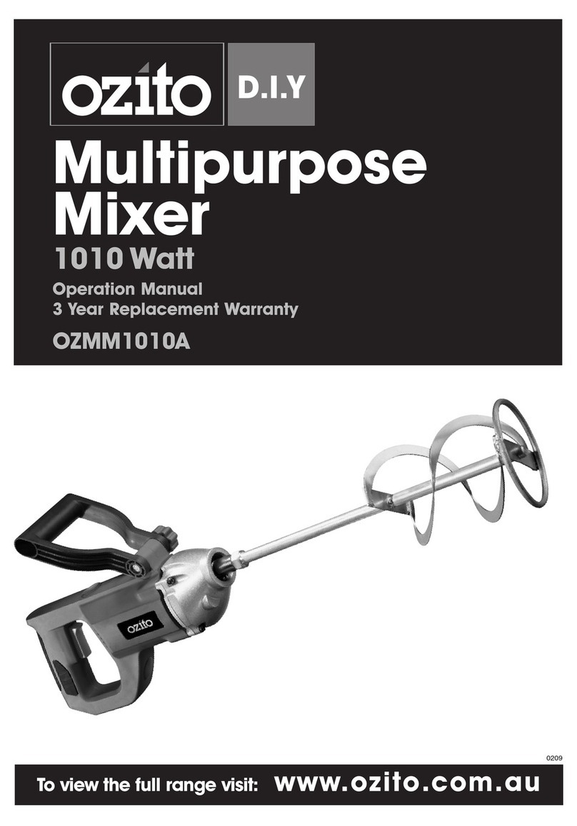 Ozito OZMM1010A Operation manual