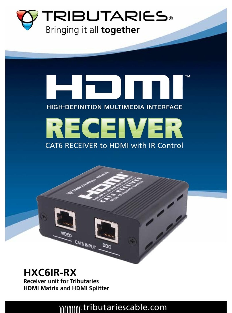 Tributaries HXC6IR-RX user guide