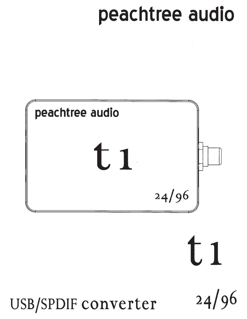 Peachtree Audio t1 quick guide