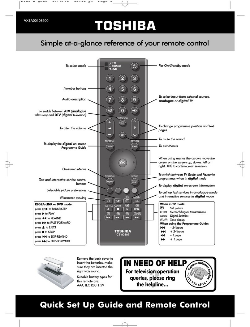 Toshiba XV55*D Series User manual
