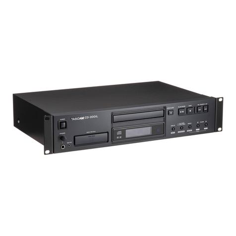 Tascam CD-200iL User manual