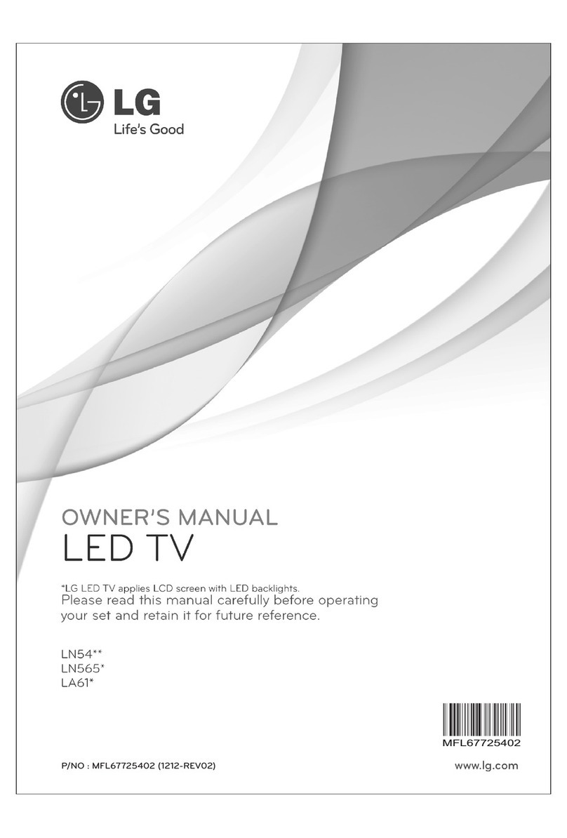 LG LN54 series User manual