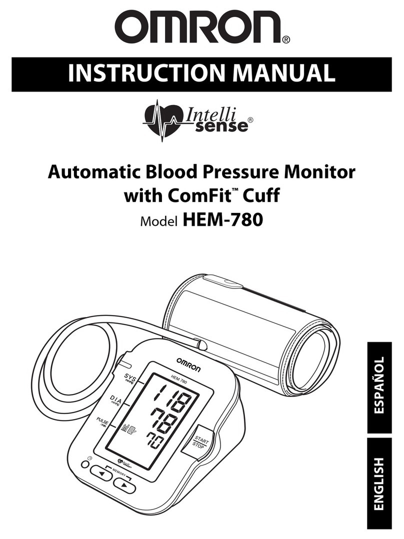 Omron INTELLI-SENSE HEM-780 User manual