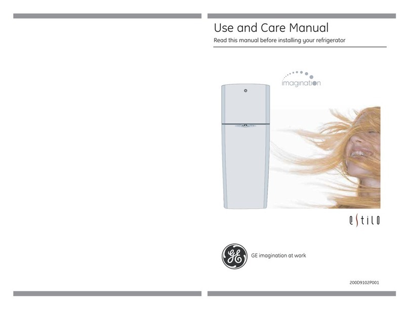 GE Refrigerator User manual
