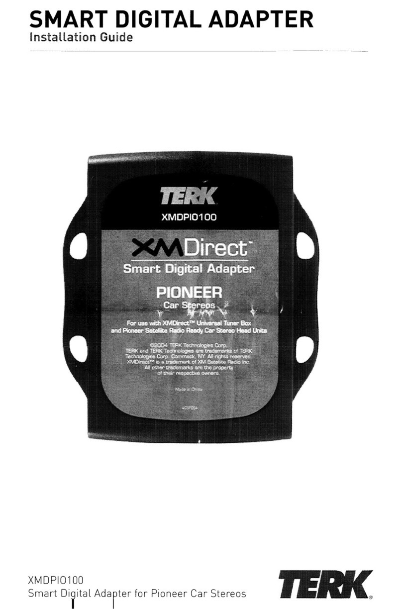 TERK Technologies XMDPIO100 installation guide