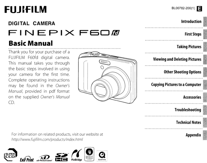 FujiFilm FINEPIX F60 Installation guide