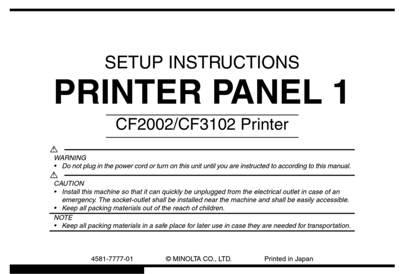 Konica Minolta CF2002 Manual