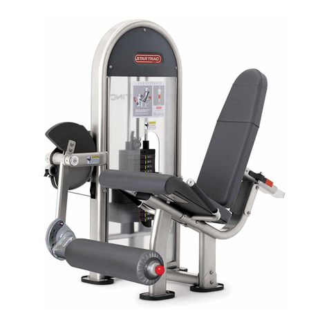 Star Trac Leg Curl User manual Star Trac Leg Curl User manual