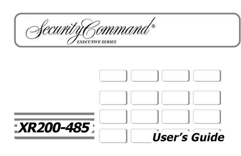 Security Command XR200-485 user guide Security Command XR200-485 user guide