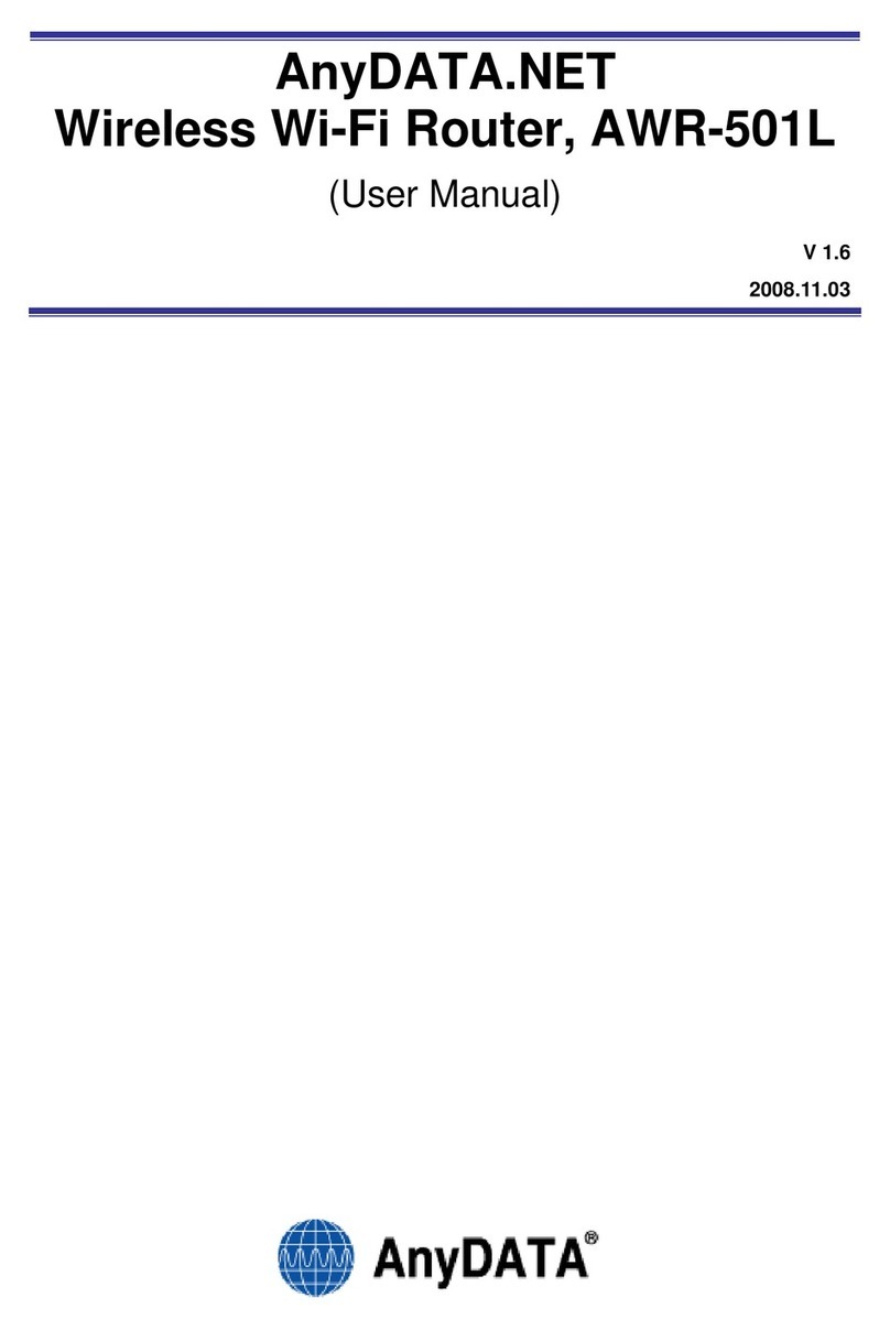 AnyDATA AWR-501L user manual