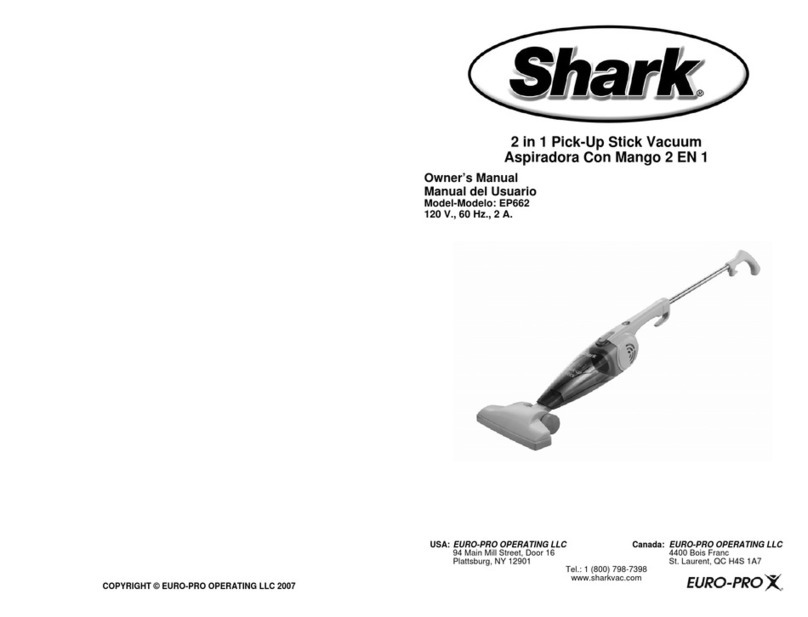 Shark EP662 User manual