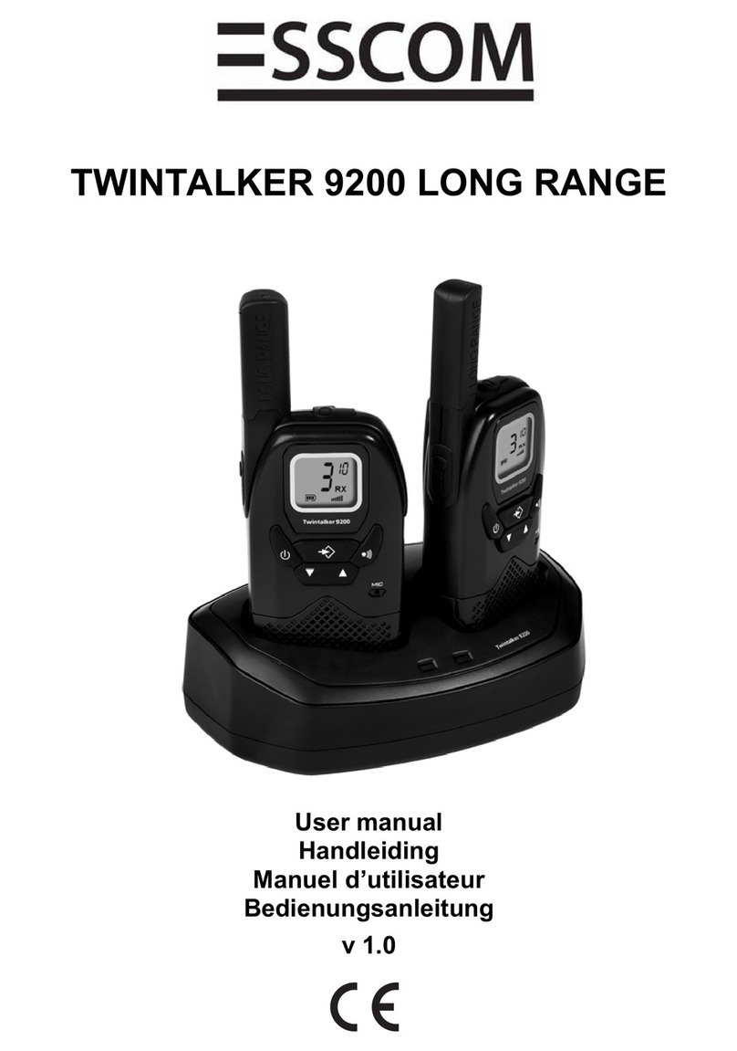 Esscom TWINTALKER 9200 user manual