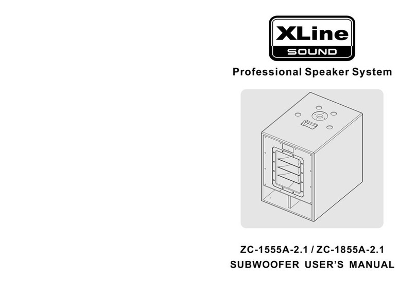 XLine Sound ZC-1555A-2.1 user manual XLine Sound ZC-1555A-2.1 user manual