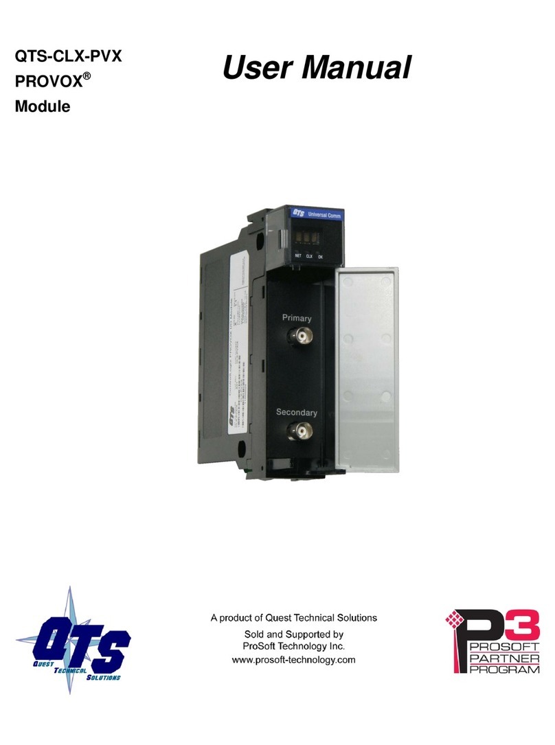 QTS QTS-CLX-PVX user manual