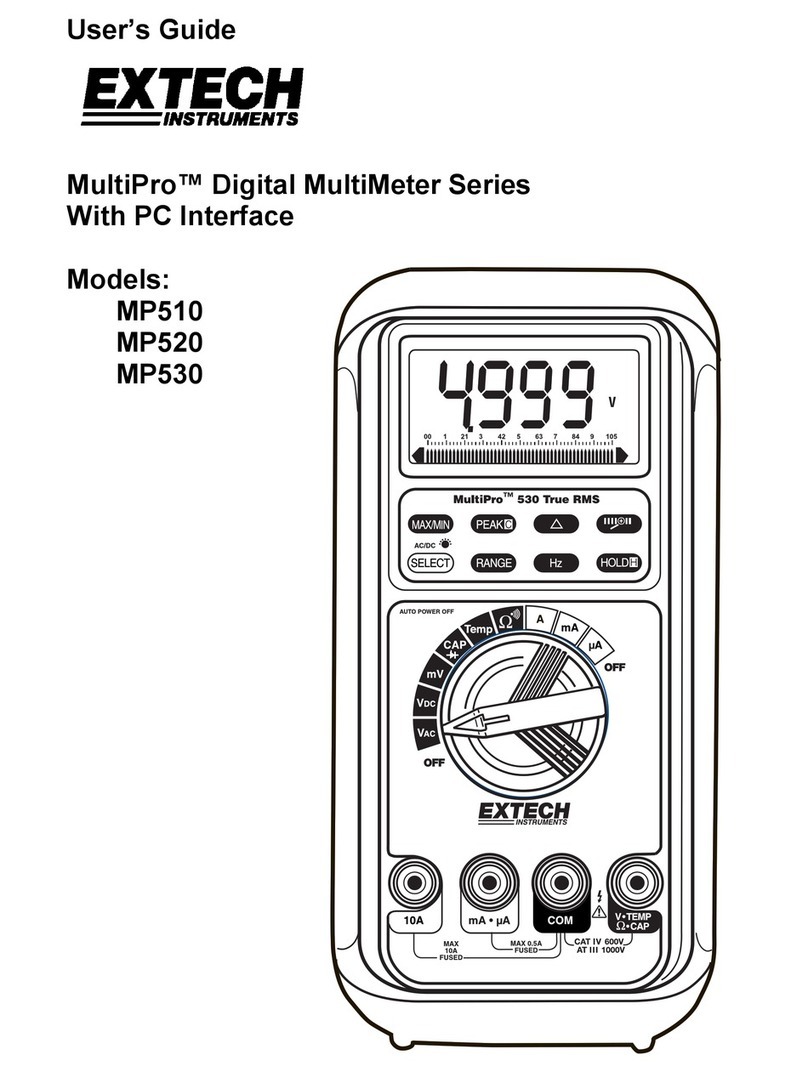Extech Instruments MultiPro MP510 User manual