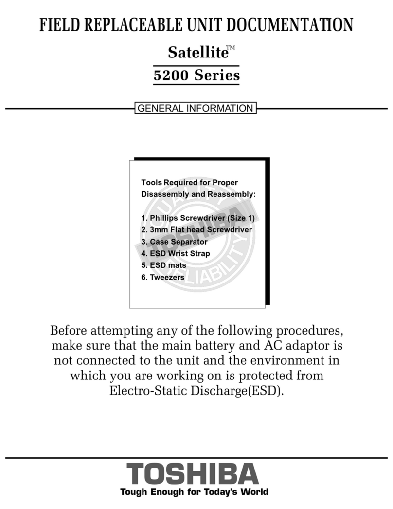 Toshiba Satellite 5200 Series Replacement guide