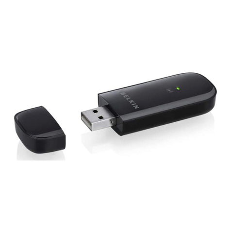 Belkin USB Wireless Adapter User manual