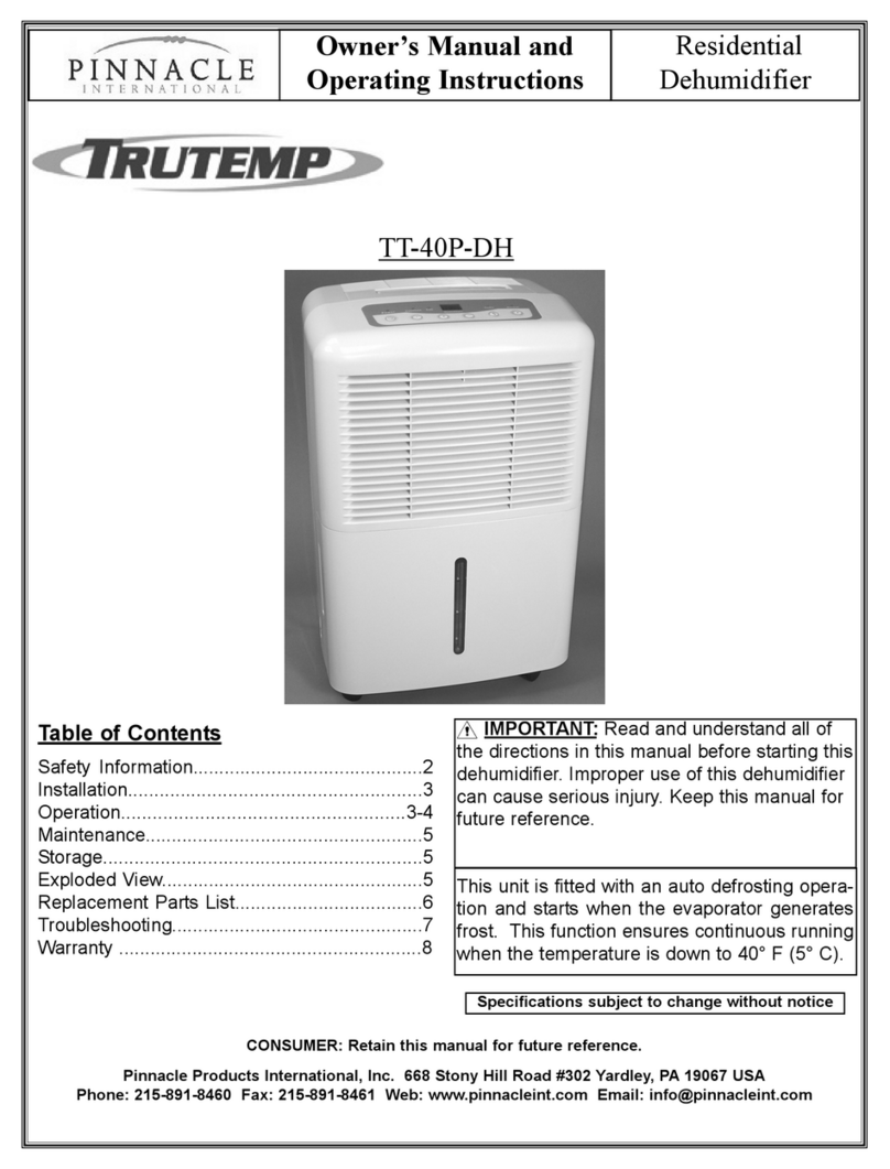 Pinnacle Products International TT-40P-DH Owner's Manual and Operating Instructions