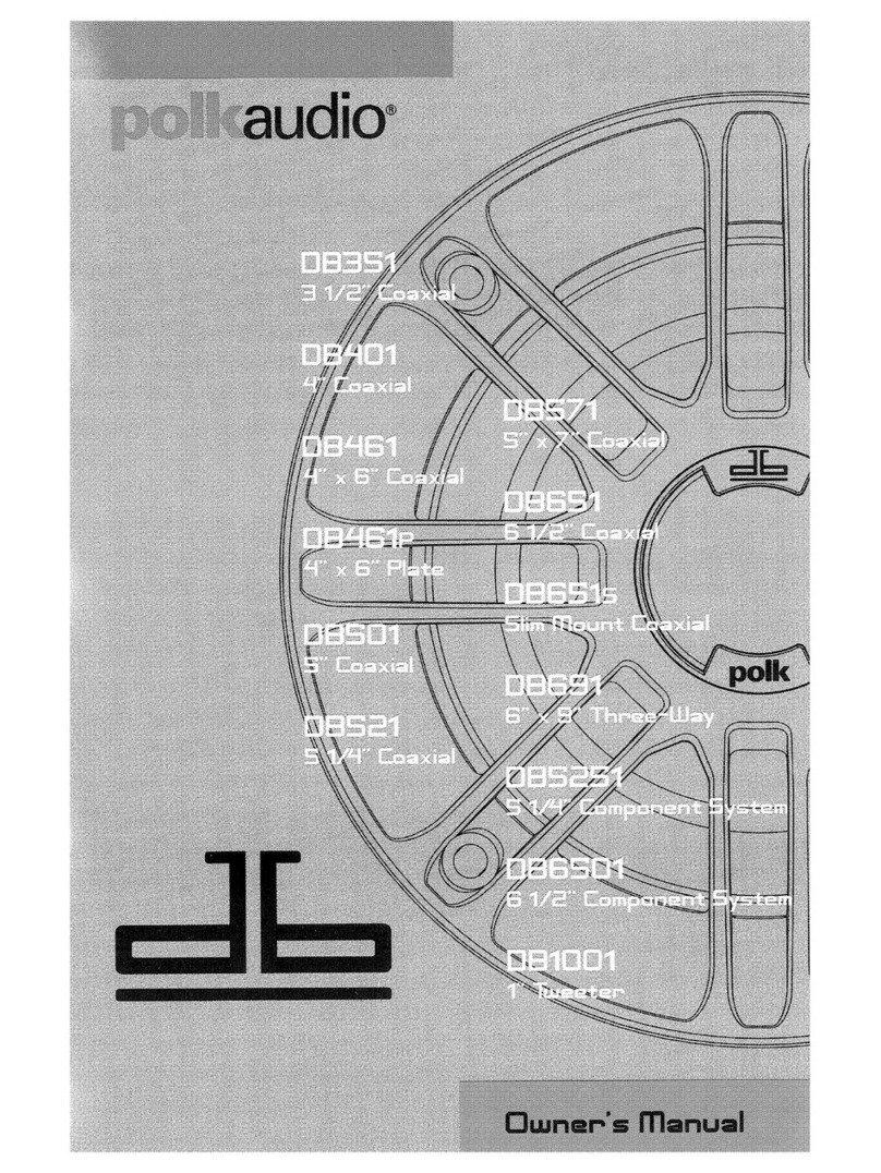 Polk Audio db351 User manual