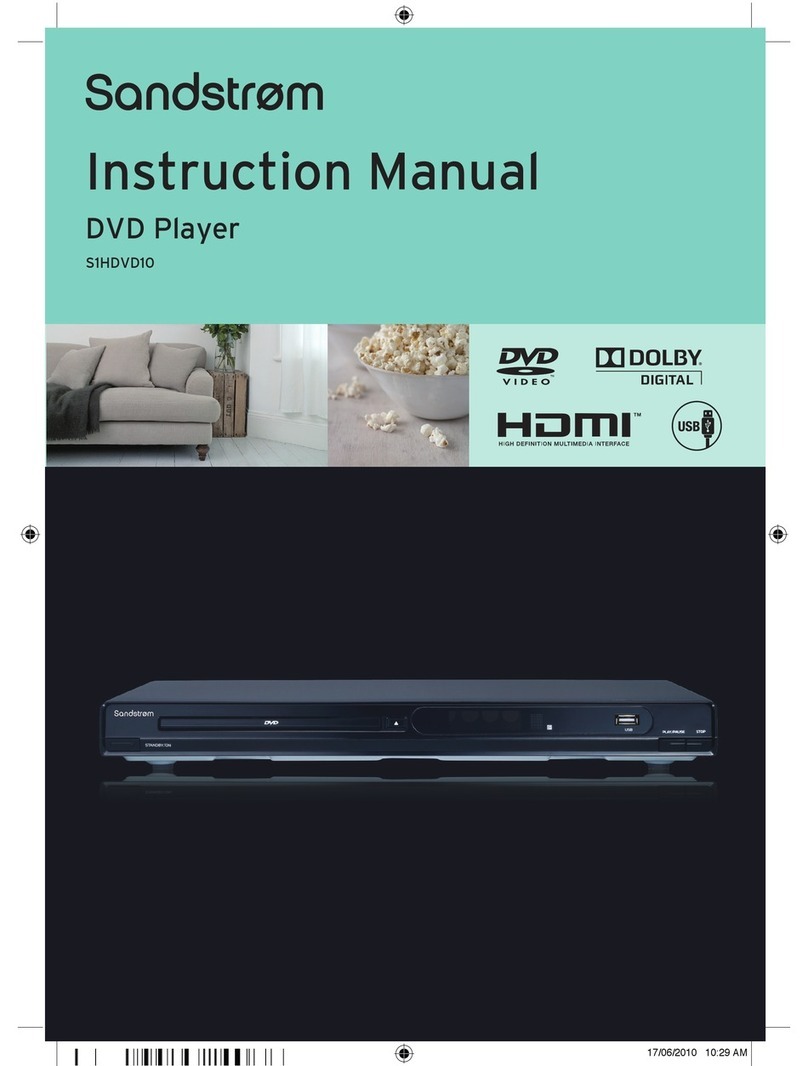 Sandstrom S1HDVD10 instruction manual