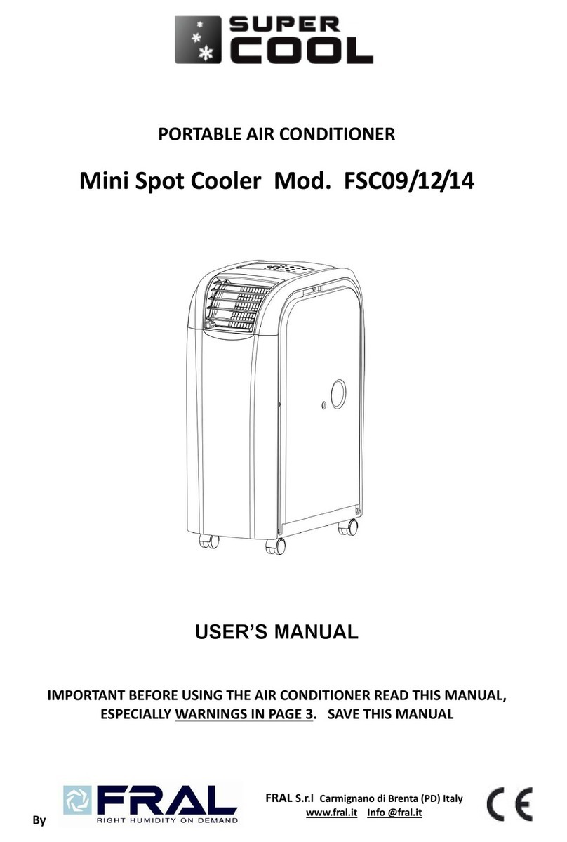 Fral FSC09 User manual Fral FSC09 User manual