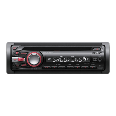 Sony CDX-GT285S User manual