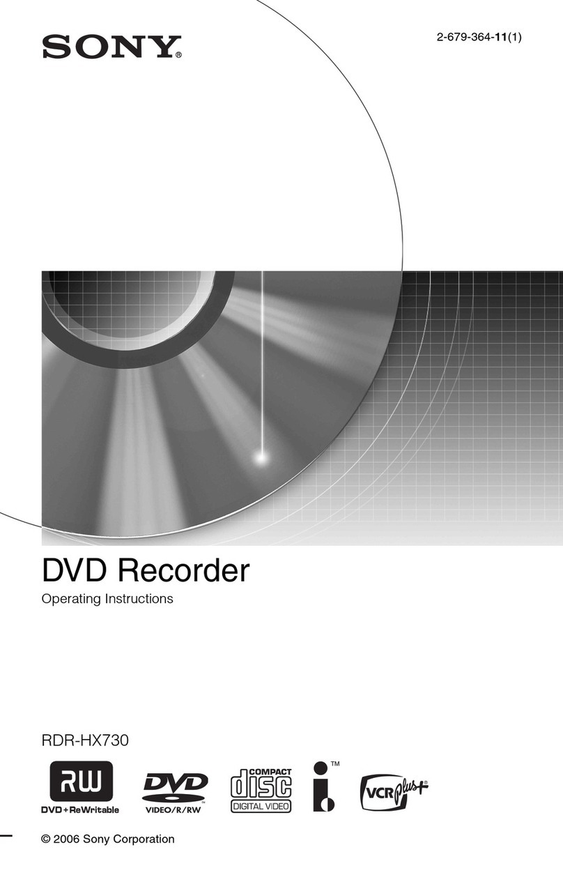 Sony RDR-HX730 User manual